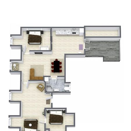 Luxury Apartment W Privat Rooftop Terrace - Cph C Kopenhagen Exterior foto